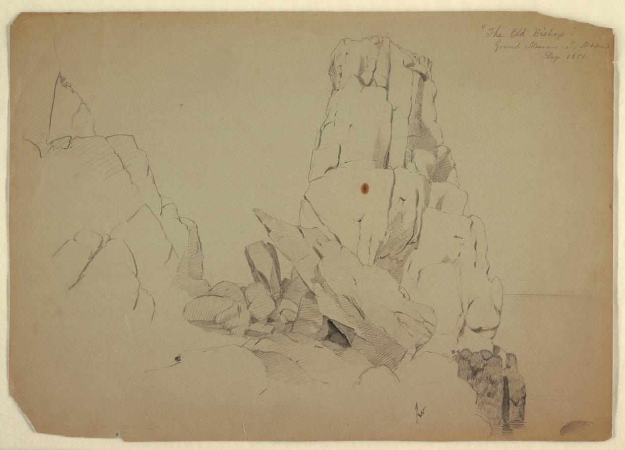 The Old Bishop, September 1851 by Frederic Edwin Church