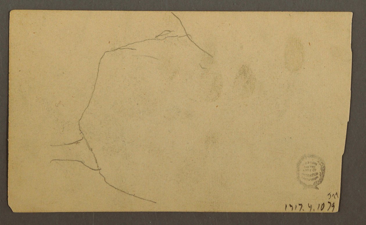 Tree Roots Growing Over a Boulder (Turner Mountain), 1877 by Frederic Edwin Church