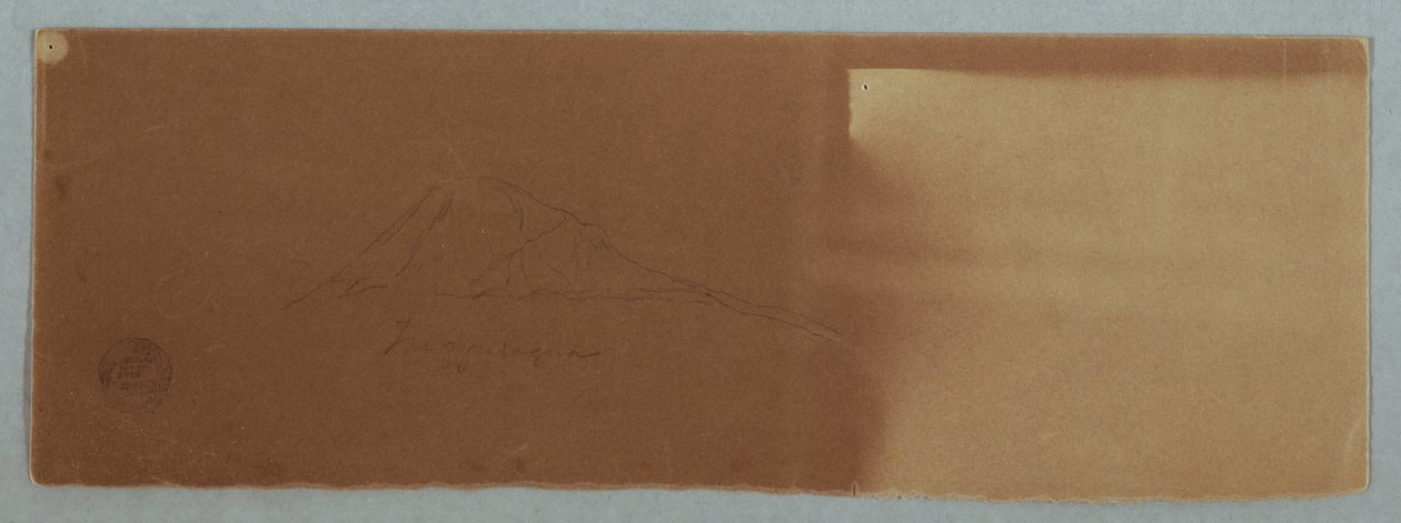 Tungurahua Volcano, Ecuador, June 1857 by Frederic Edwin Church