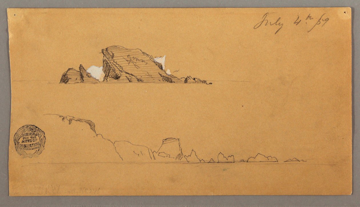 Two Icebergs, July 4, 1859 by Frederic Edwin Church