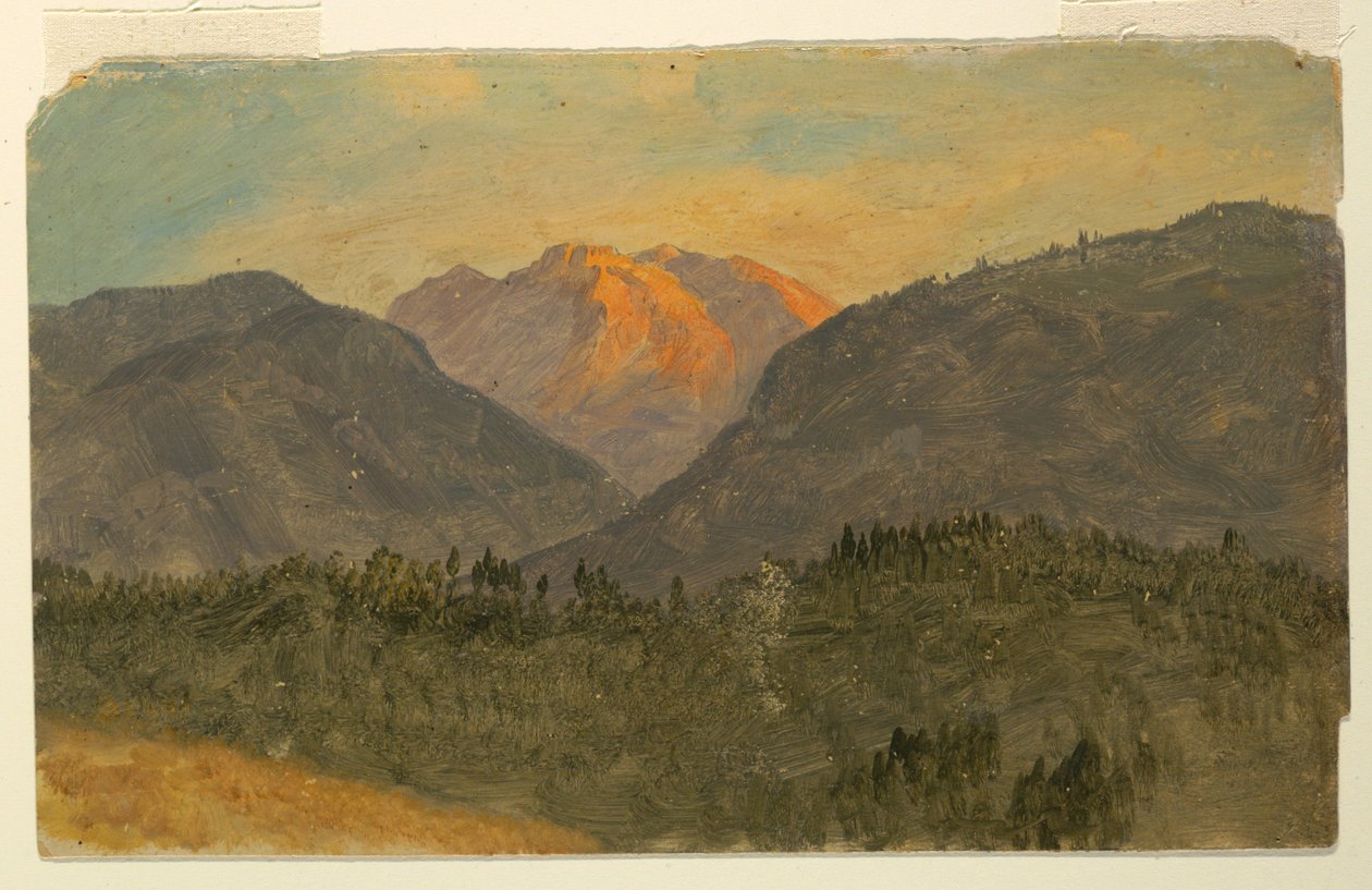 Untesberg, near Berchtesgaden, Bavaria, 1868 by Frederic Edwin Church