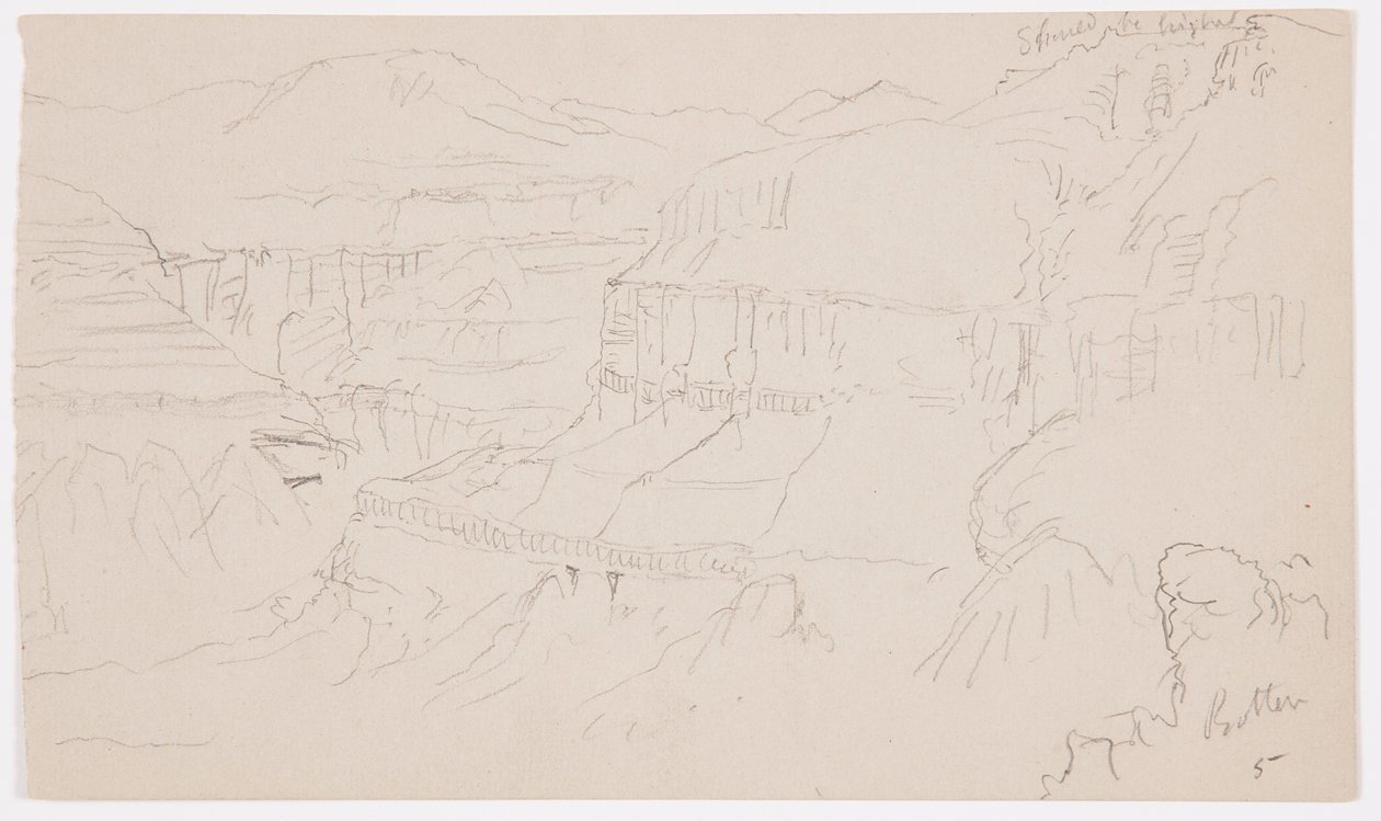 Valley of El Yemen, February 20, 1868 by Frederic Edwin Church
