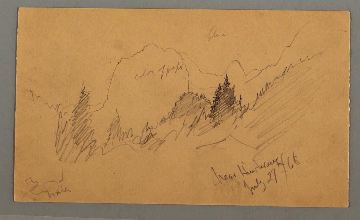 Wooded Peaks, July 27, 1868 by Frederic Edwin Church