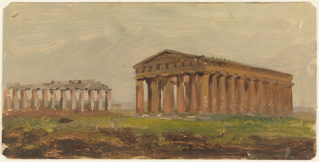 Paestum, Temple of Neptune by Frederic Edwin Church