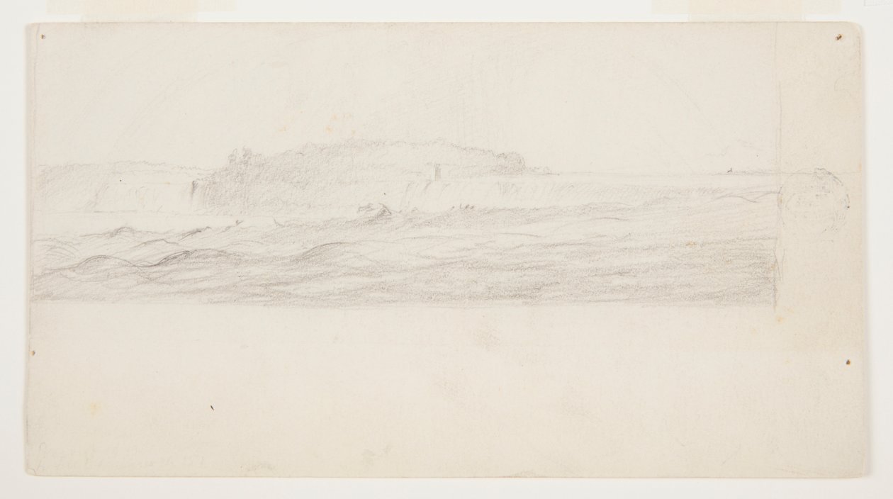 Study for a Painting of Niagara Falls by Frederic Edwin Church