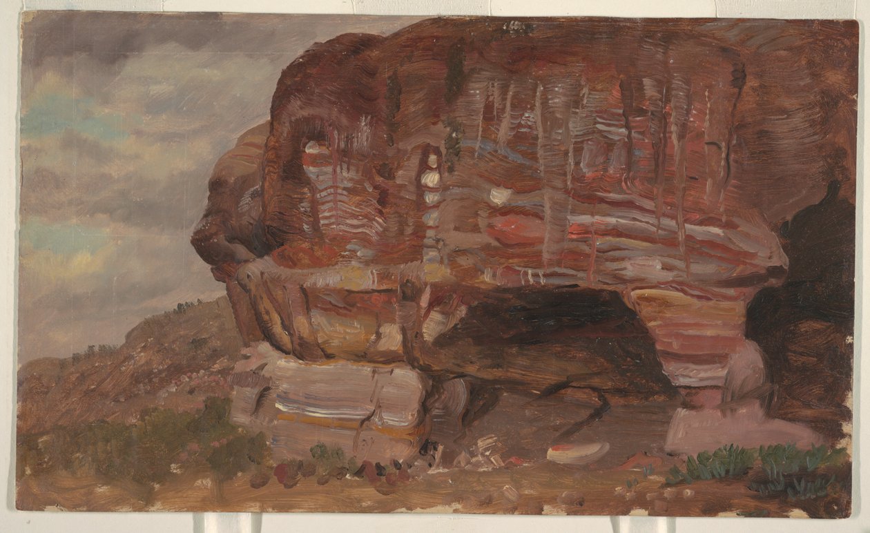 Study of a Zoomorphic Rock, Petra by Frederic Edwin Church