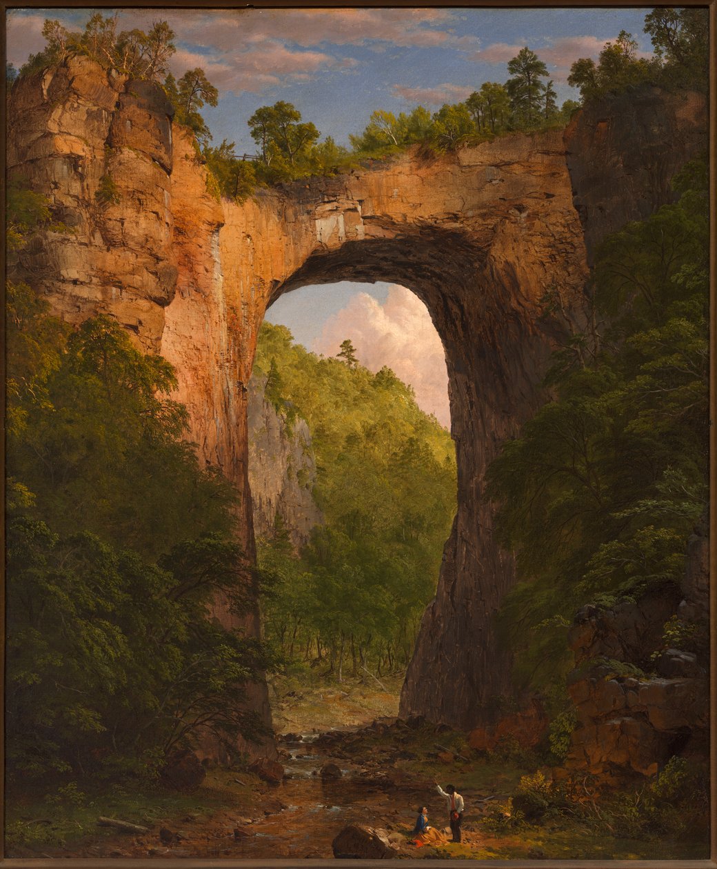 The Natural Bridge, Virginia by Frederic Edwin Church