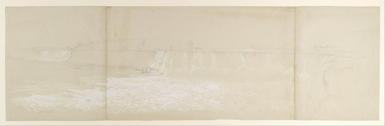 The Niagara Falls by Frederic Edwin Church