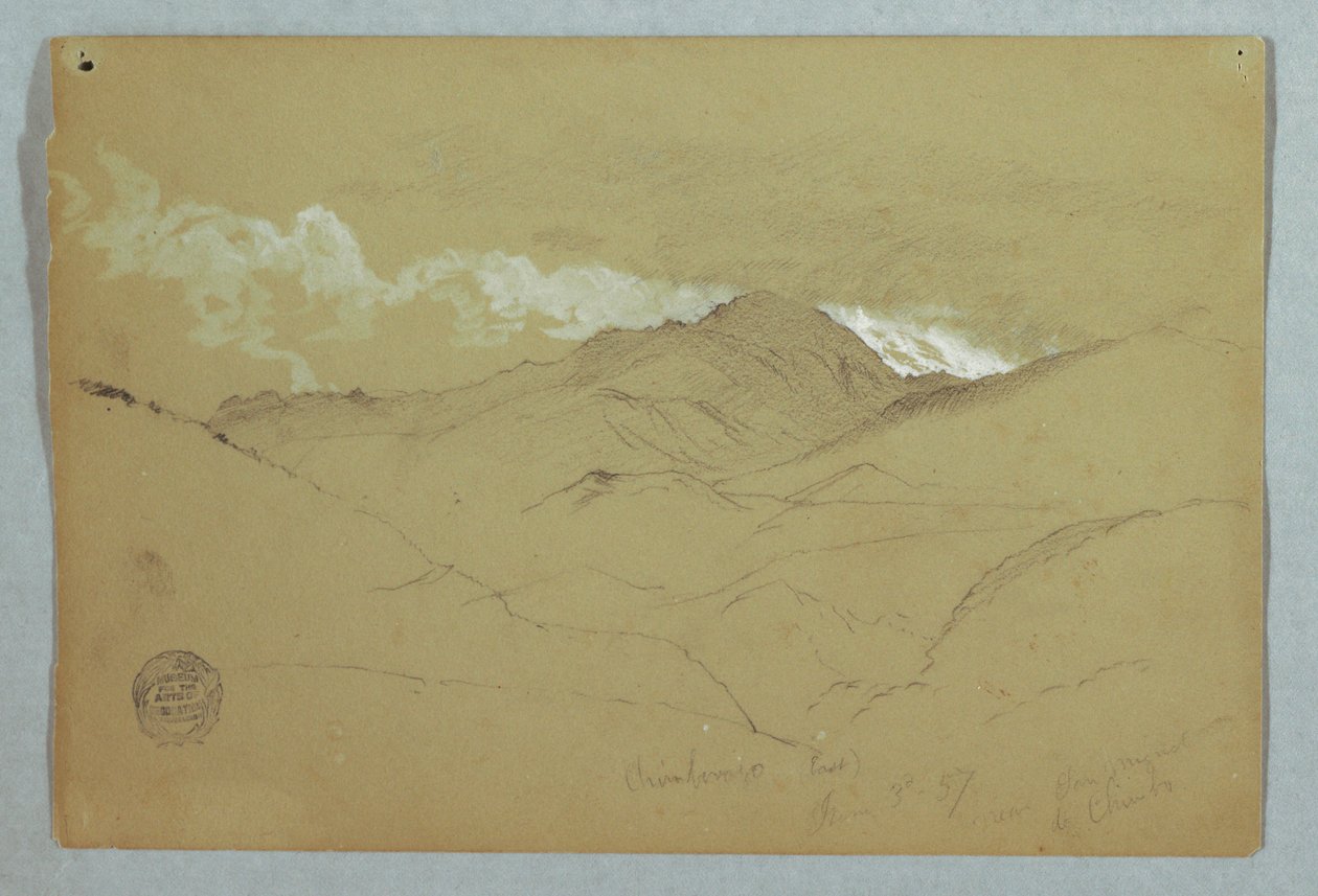 View from the East of Mount Chimborazo, Ecuador by Frederic Edwin Church