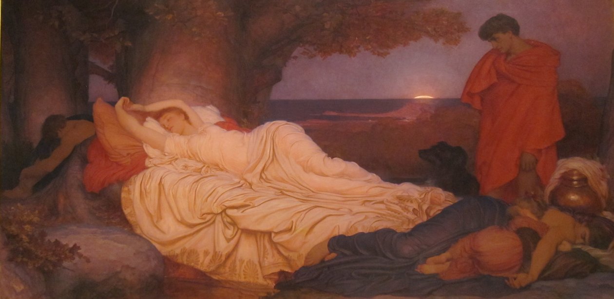 Cymon and Iphigenia by Frederic Leighton