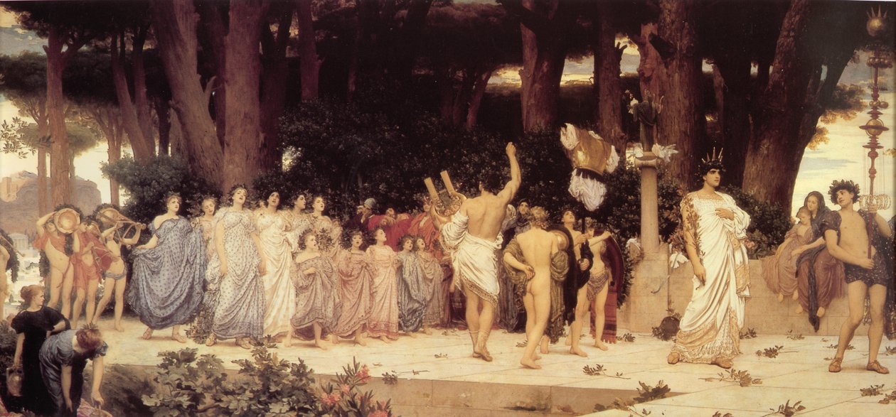 The Daphnephoria by Frederic Leighton