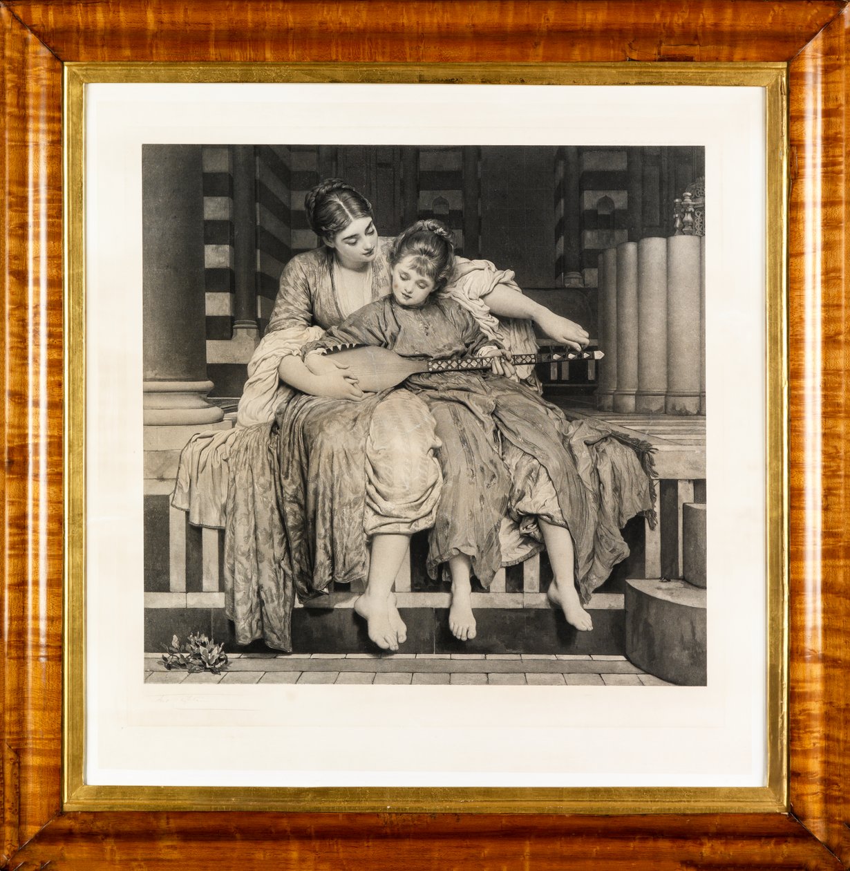 The Music Lesson by Frederic Leighton