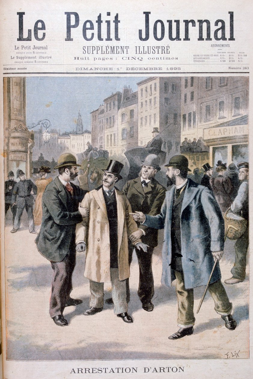 The Arrest of Arton, 1895 by Frederic Lix
