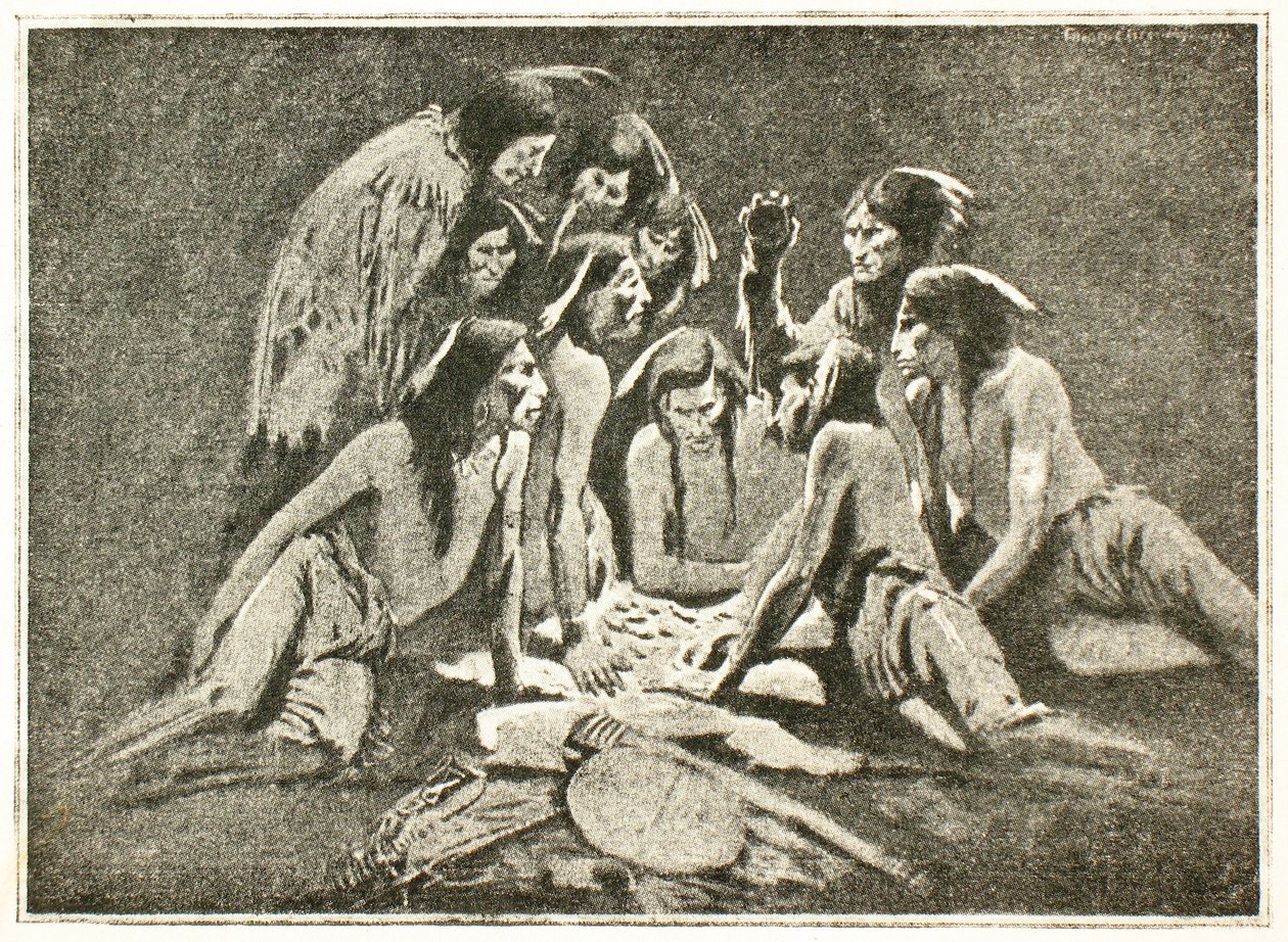 Everyone Played, Everyone Threw by Frederic Remington