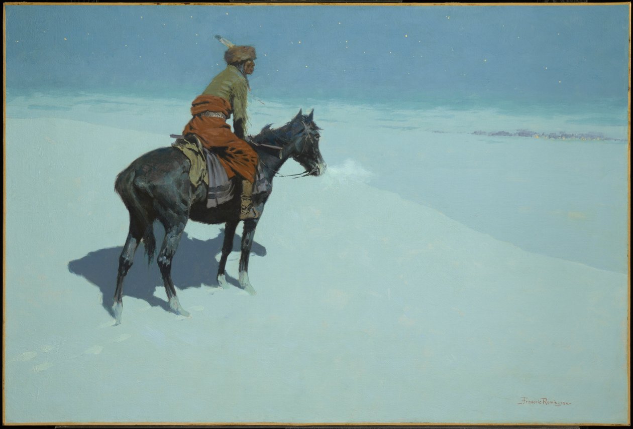 Friends or Foes? (The Scout) by Frederic Remington
