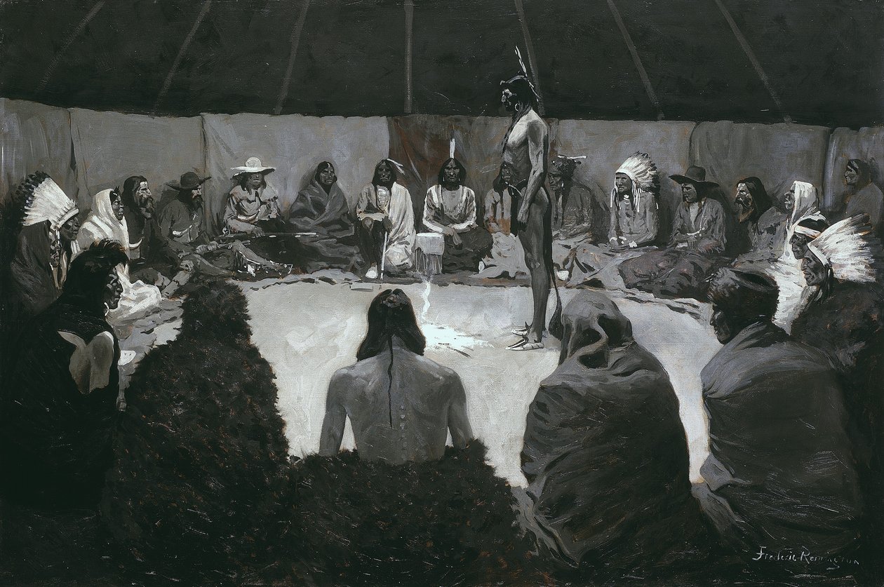 I Will Tell the White Man by Frederic Remington
