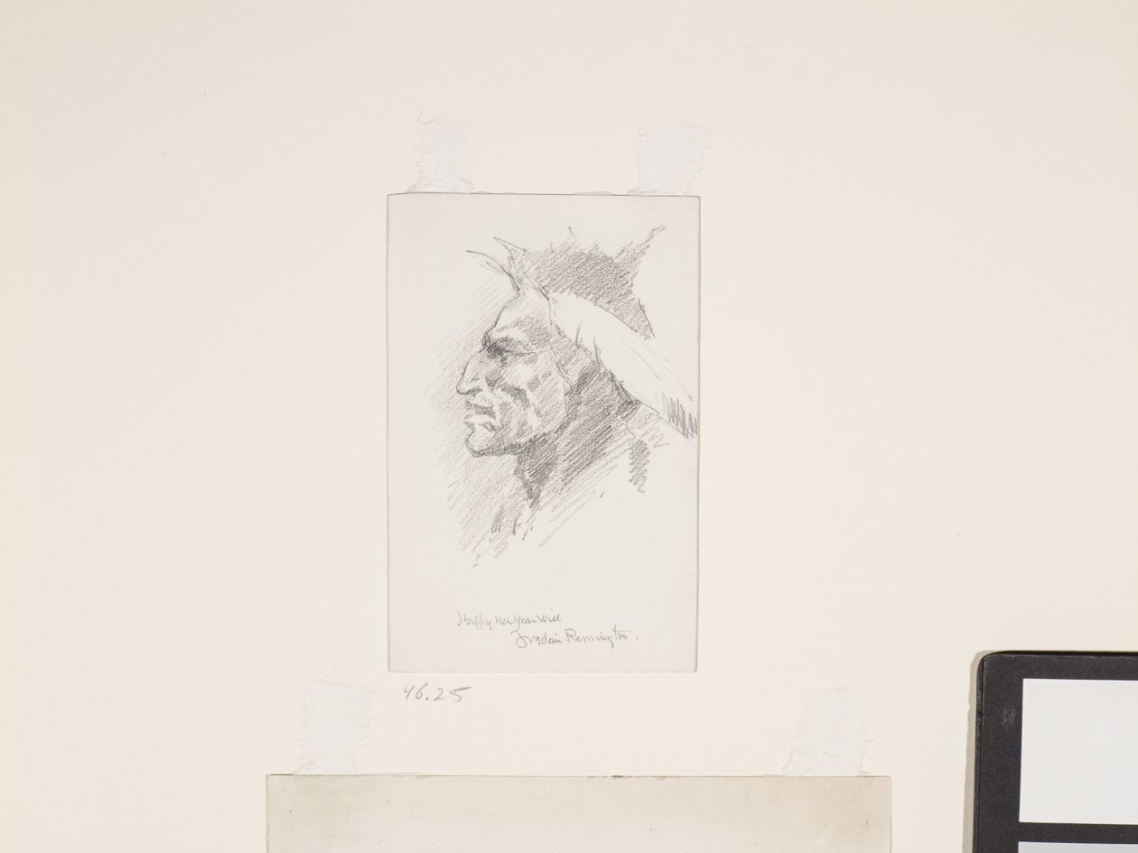 Indian Head, date unknown by Frederic Remington