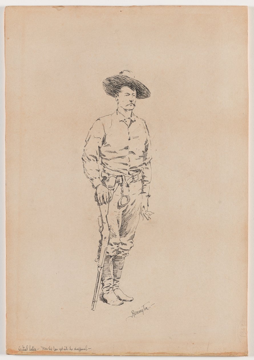 Sketch of a Texas Ranger for 