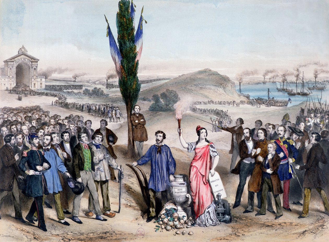 Universal Suffrage, 1850 by Frederic Sorrieu