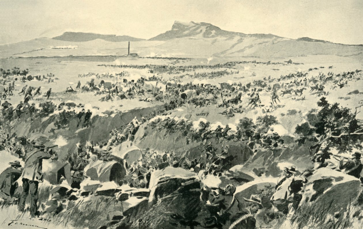 The Ambuscade at Koornspruit: A Critical Moment, 1900, 1901 by Frederic de Haenen
