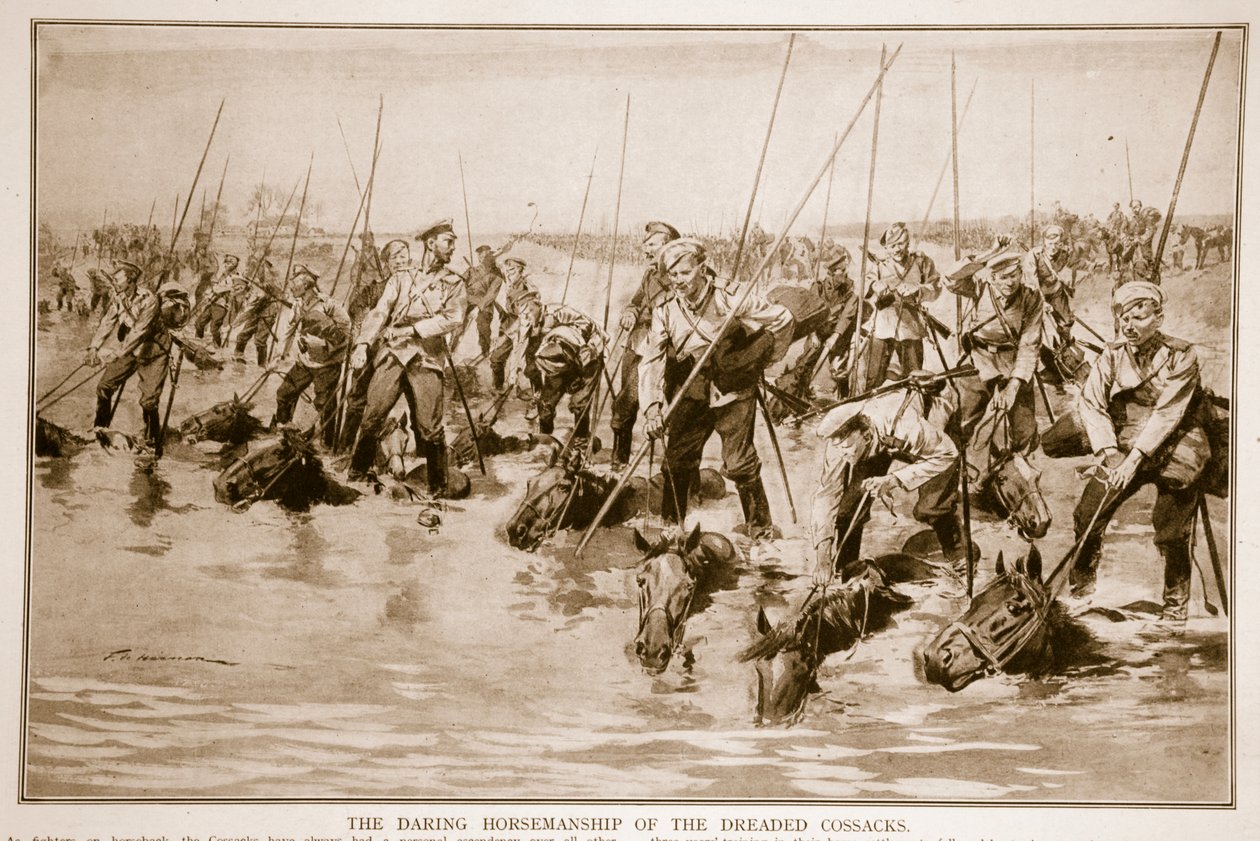 The Daring Horsemanship of the Dreaded Cossacks, 1914-19 by Frederic de Haenen