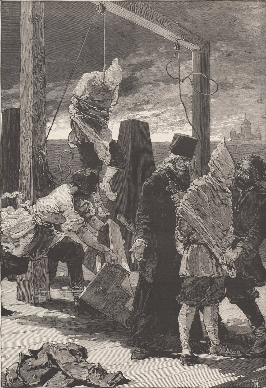 The Execution of Alexander Kvyatkovsky and Andrey Presnyakov by Frederic de Haenen