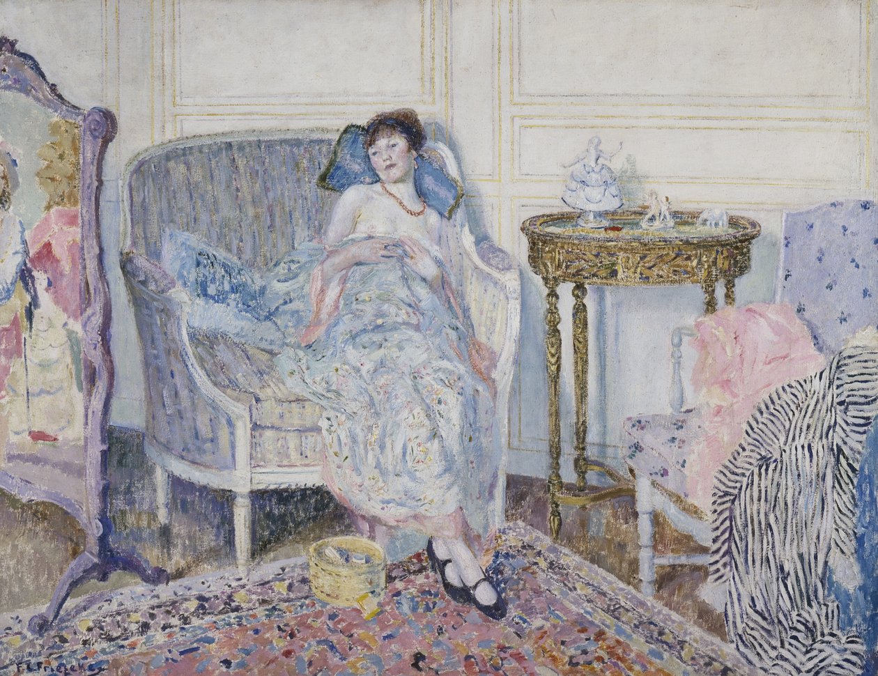 In the Boudoir by Frederick Carl Frieseke