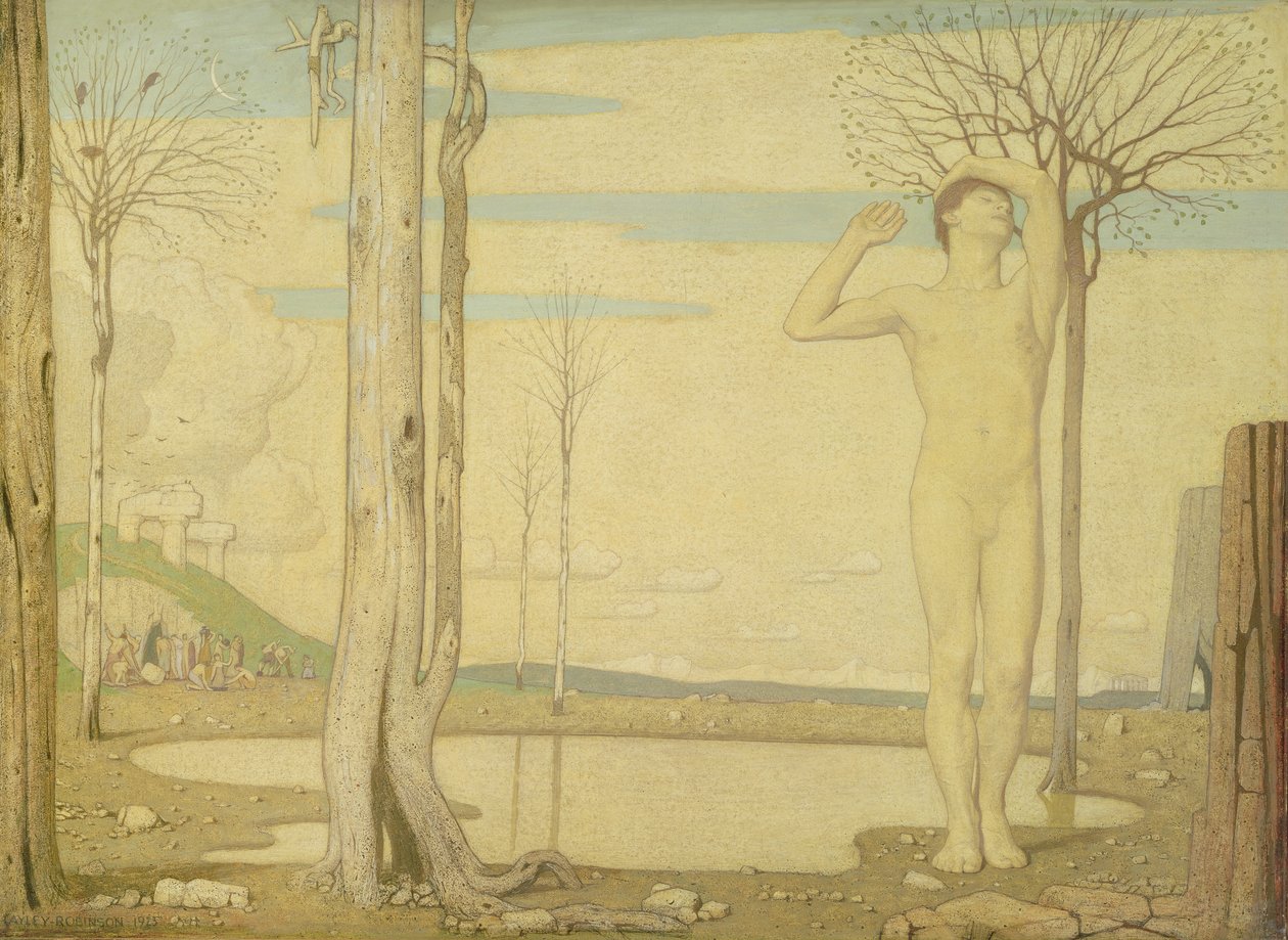Youth, 1923 by Frederick Cayley Robinson