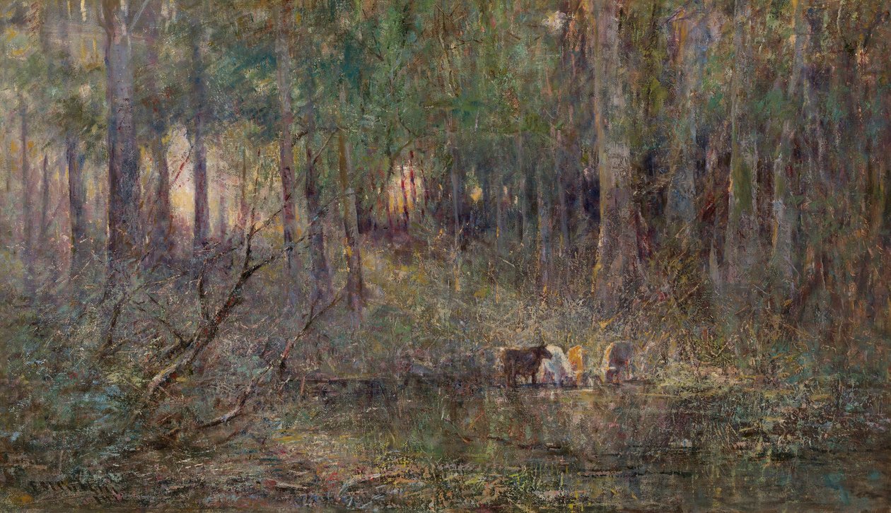 Violet and Gold by Frederick McCubbin