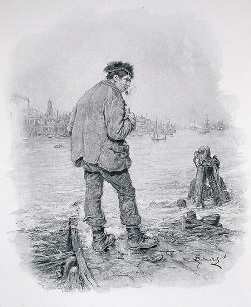 Rogue Riderhood at Limehouse Hole, from 