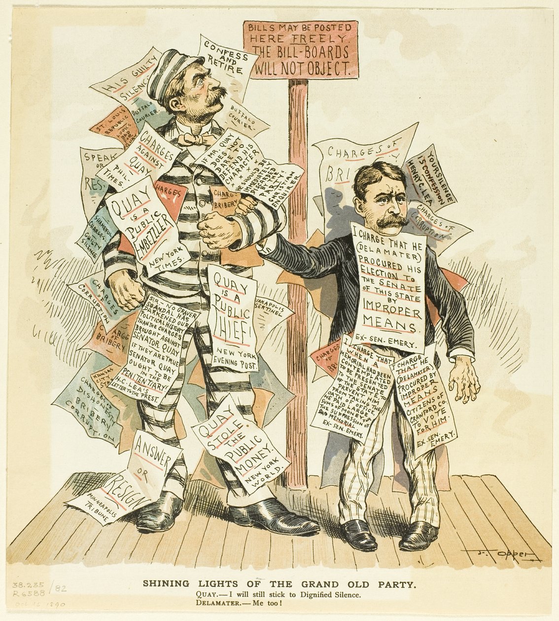 Shining Lights of the Grand Old Party by Frederick Burr Opper