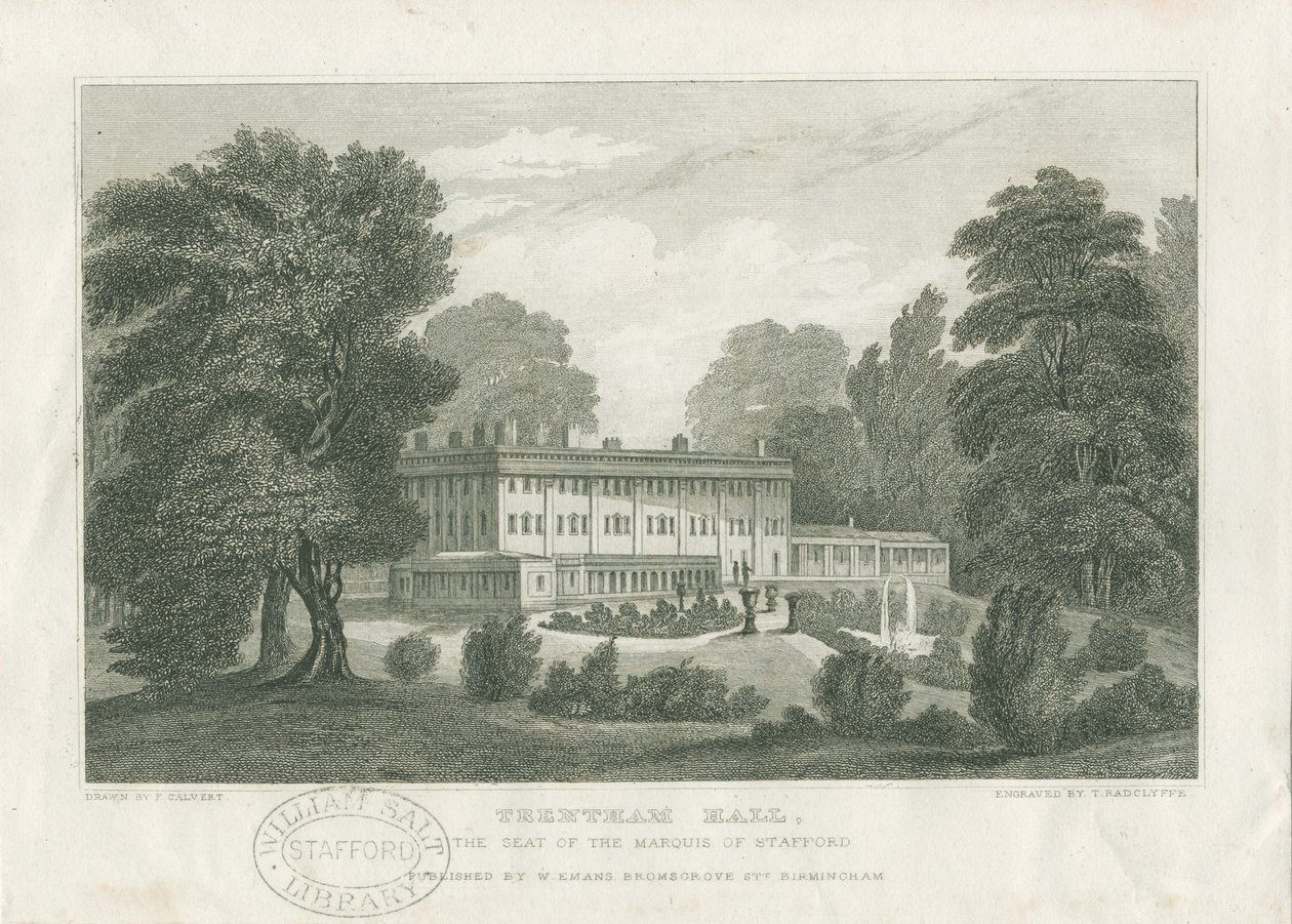 Trentham Hall by Frederick Calvert