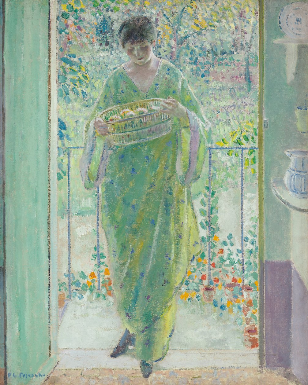 The Kitchen Door by Frederick Carl Frieseke