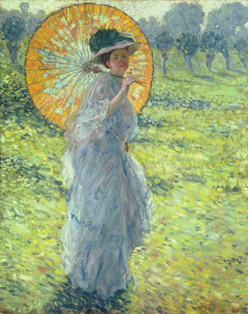 Woman with a Parasol by Frederick Carl Frieseke