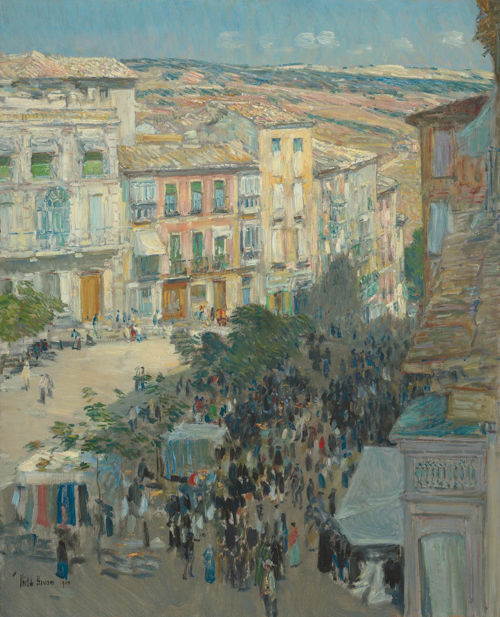 View of a Southern French City, 1910 by Frederick Childe Hassam