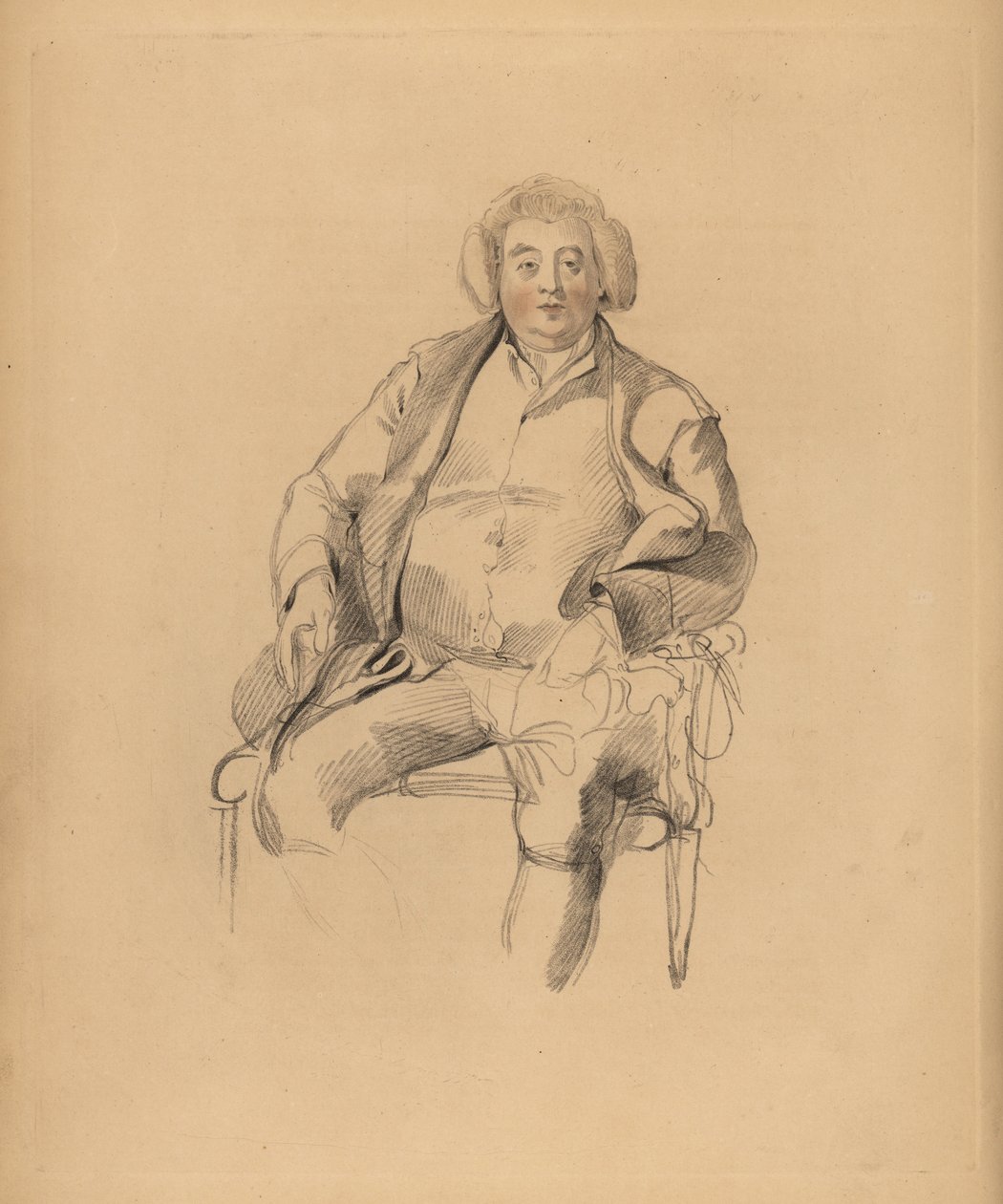 Portrait of Sir Thomas Lawrence’s Father, Innkeeper Thomas Lawrence by Frederick Christian Lewis