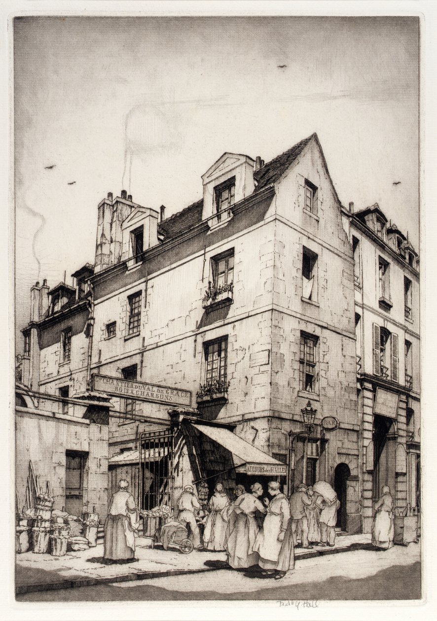 Little French Market by Frederick G. Hall