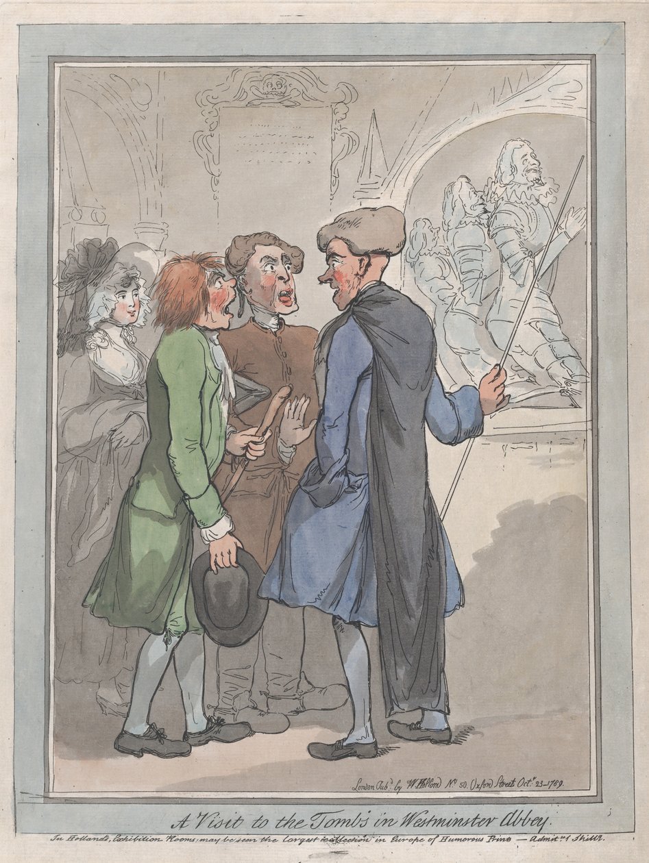 A Visit to the Tombs in Westminster Abbey by Frederick George Byron