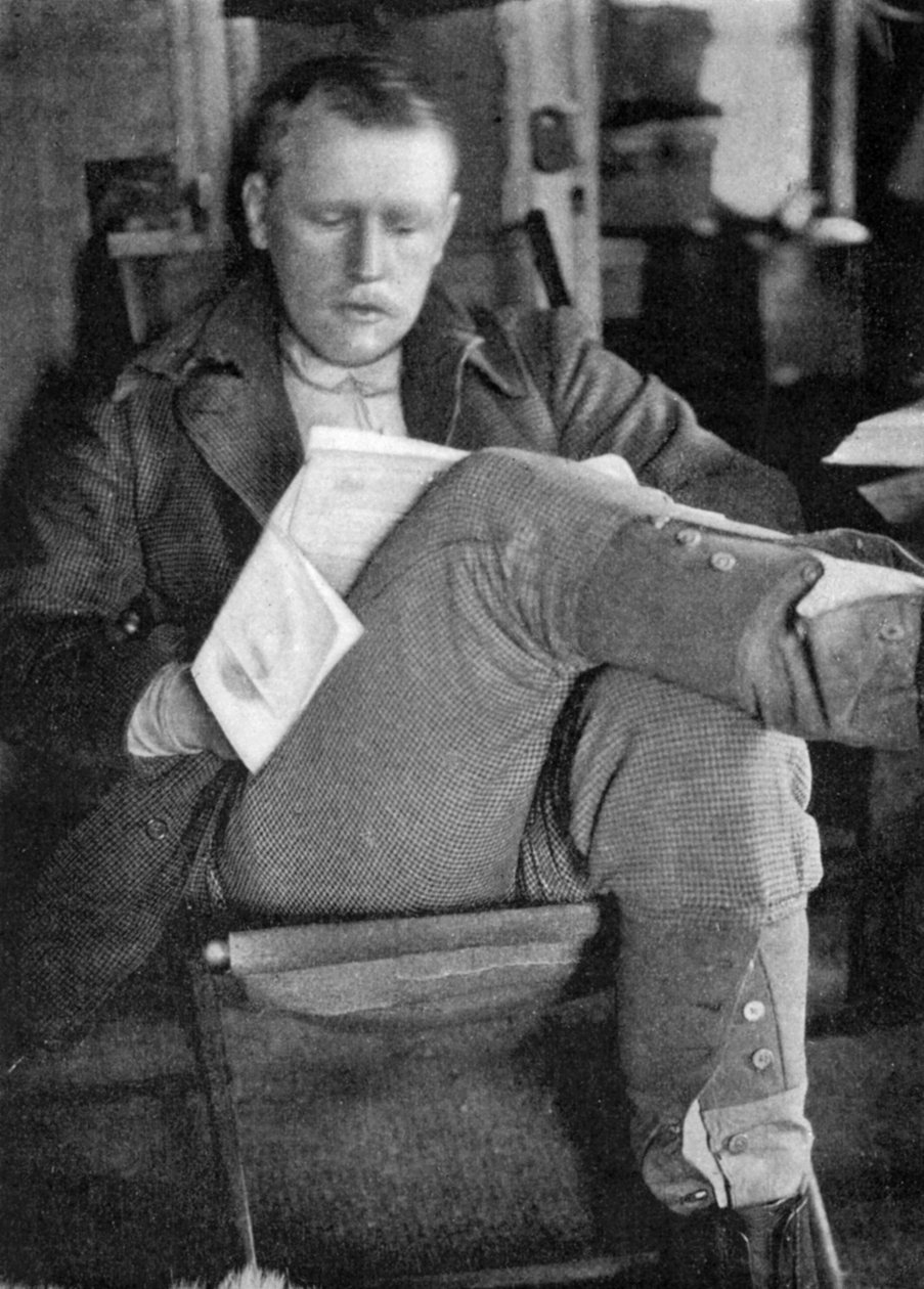 Fridtjof Nansen after his wash and brush up by Frederick George Jackson