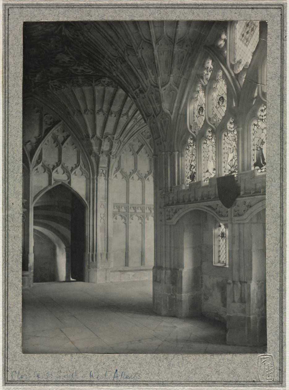Gloucester Cathedral - Cloisters: South and West Alleys by Frederick Henry Evans