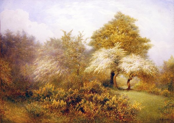 Spring Epping near Buckhurst Hill by Frederick Henry Evans