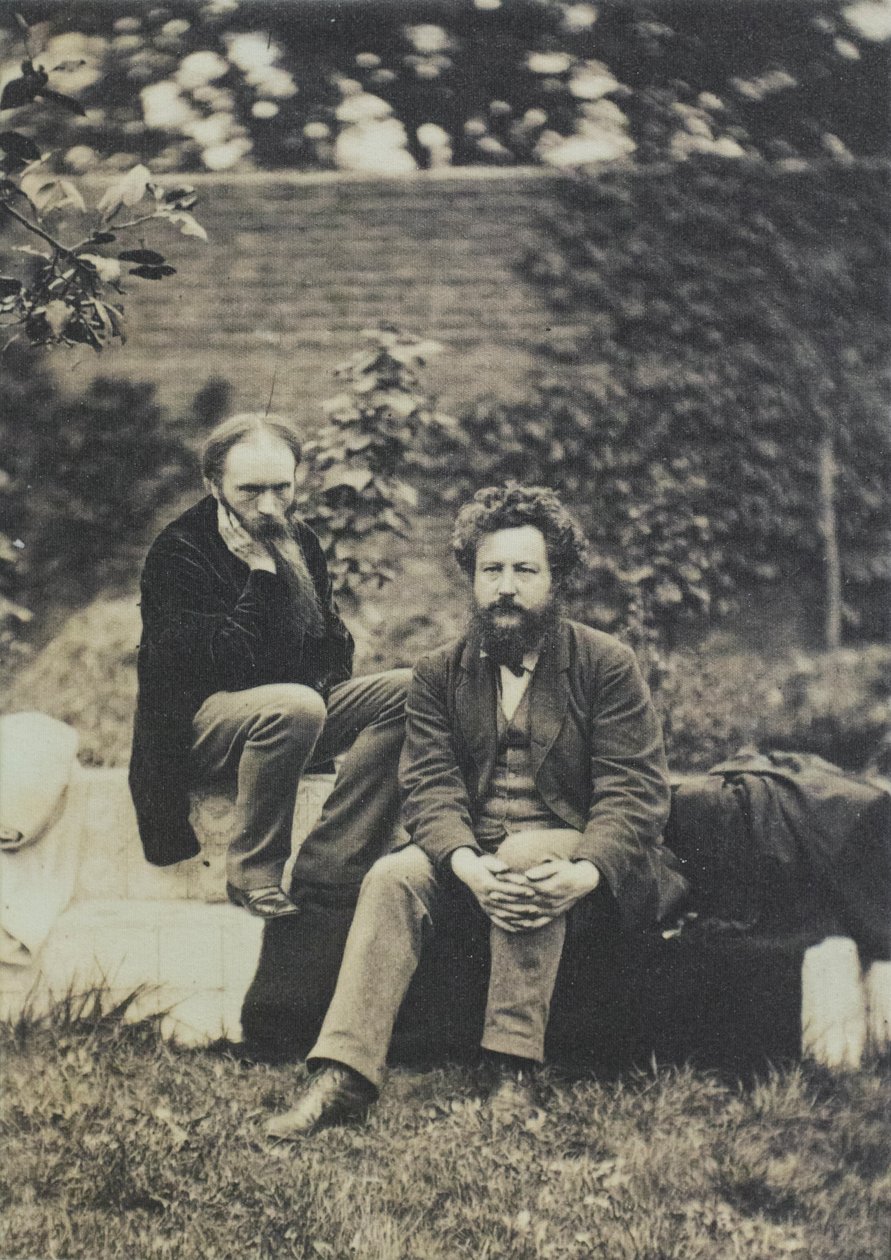 Edward Burne Jones and William Morris, William Morris Gallery, London by Frederick Hollyer