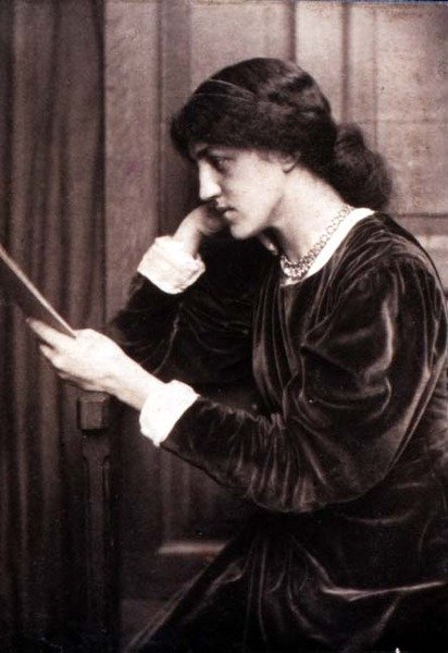 Portrait photograph of May Morris, daughter of Jane Morris by Frederick Hollyer by Frederick Hollyer