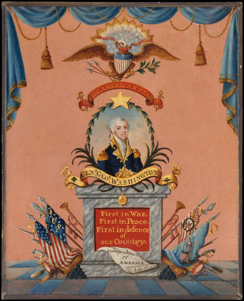 The American Star George Washington by Frederick Kemmelmeyer