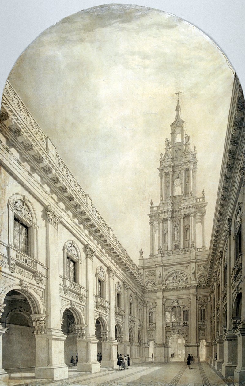 Design for the new Royal Exchange, 1839 by Frederick Mackenzie