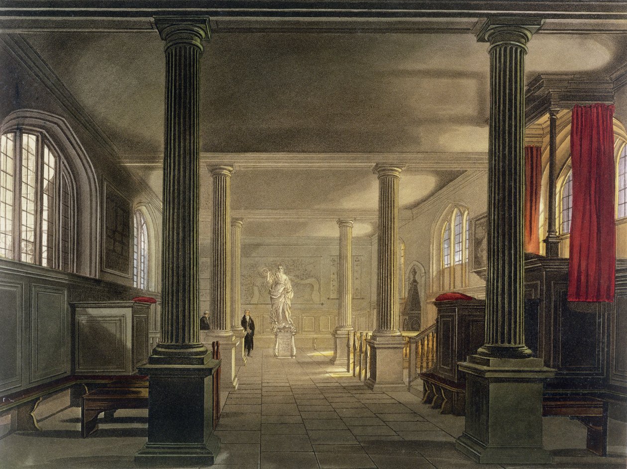 Interior of the Law School, Cambridge, from 