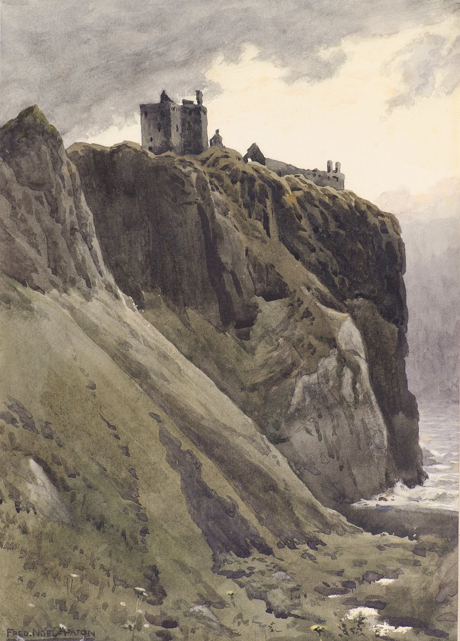 Old Castle, Dunottar by Frederick Noel Paton