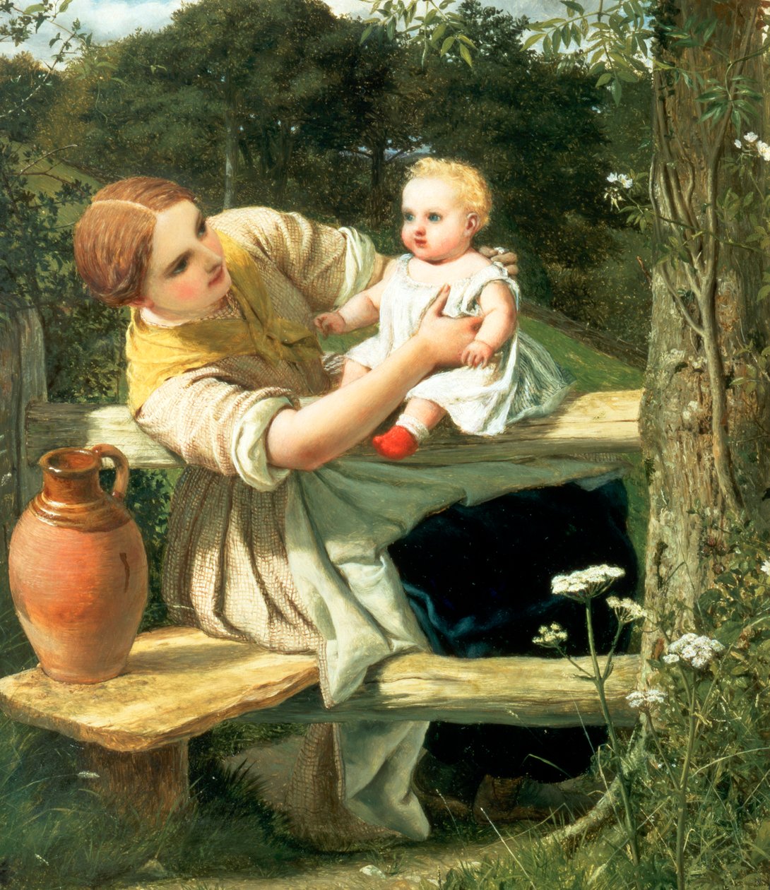 On the Way to the Spring by Frederick Richard Pickersgill