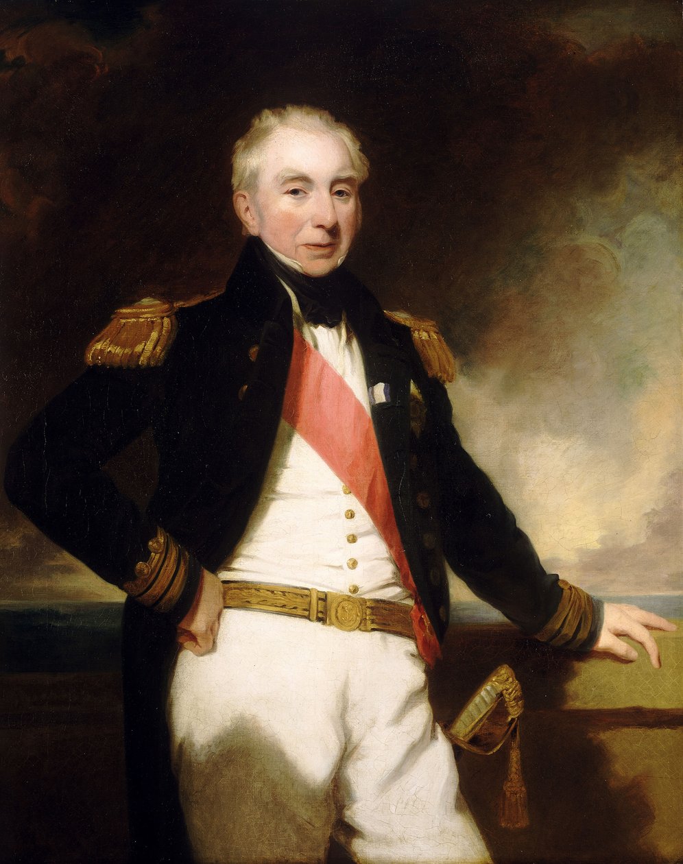 Admiral Sir Robert Stopford (1768-1847), Early to Mid 19th Century by Frederick Richard Say