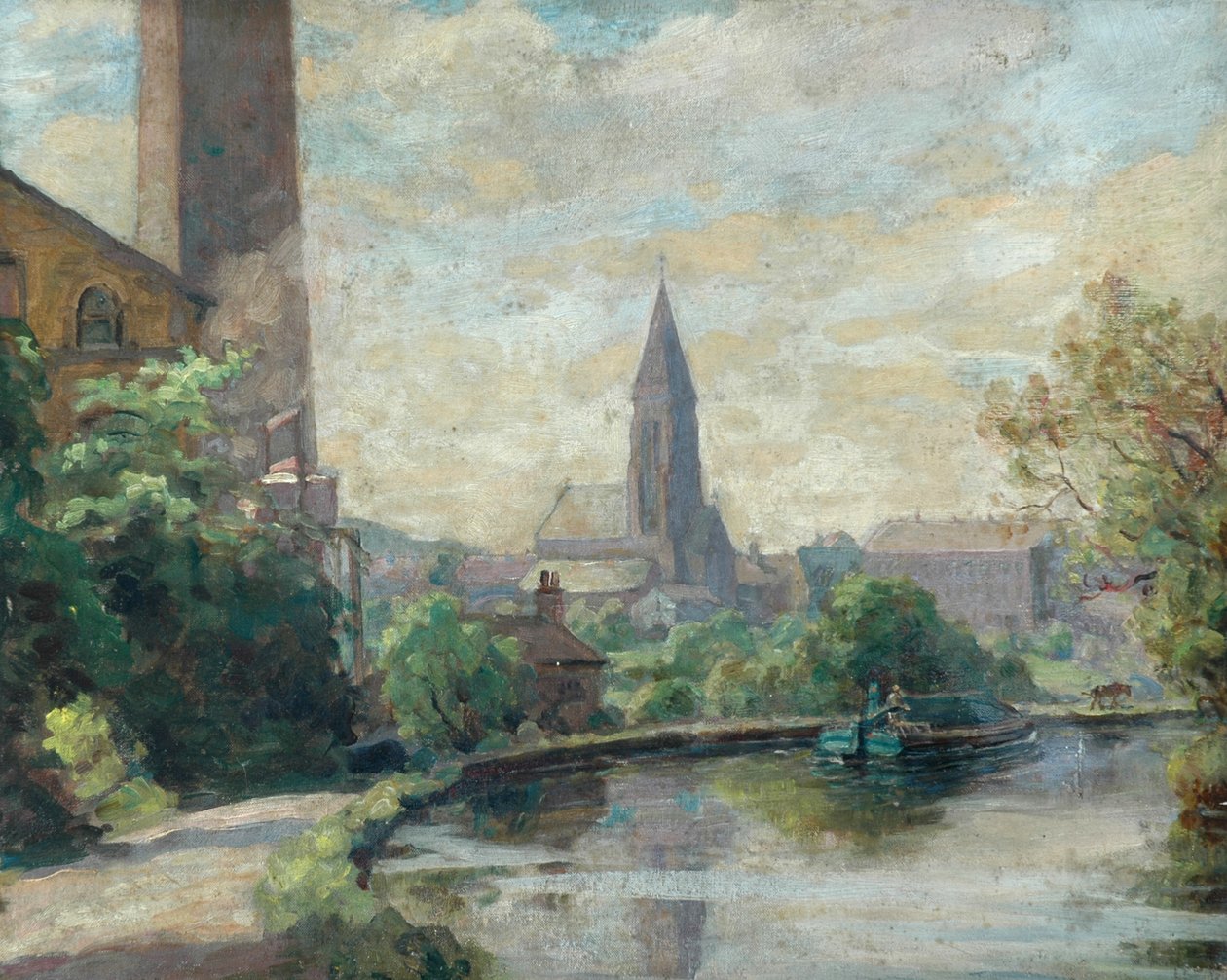 Near Bingley by Frederick Stead